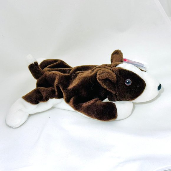 Ty Bruno Beanie Baby Vintage 1997 - Retired - All Tags/Heart Protector - Picture 2 of 12